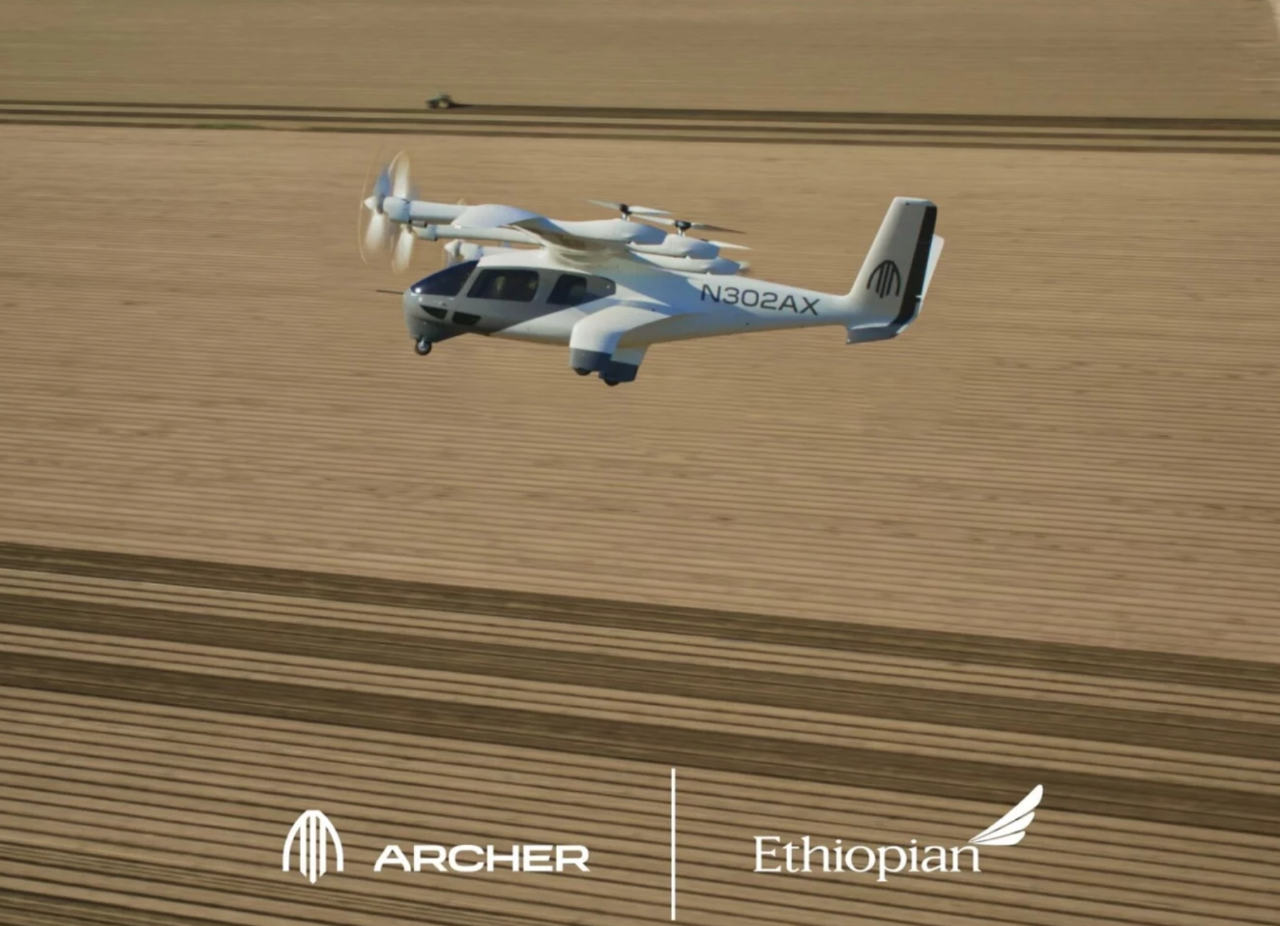 埃塞俄比亚航空公司与 Archer Aviation 合作推出 eVTOL 服务业务
